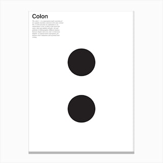 Colon Canvas Print