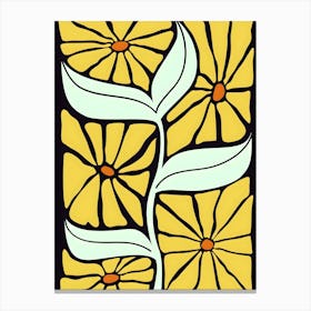 Henri Matisse Yellow Flowers 5 Canvas Print