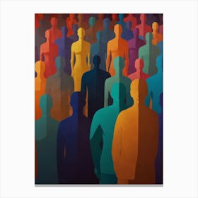 Crowd Of People 1 Canvas Print