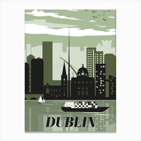 Dublin Portrait Canvas Print