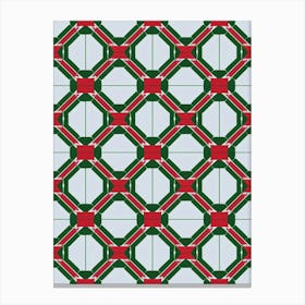 Santa Claus Fabric Canvas Print