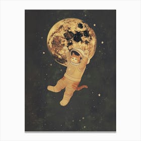 Cat In Space 5 Canvas Print