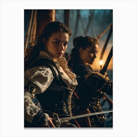 Pirate women 1 Canvas Print