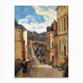 Rue Jouvenet In Rouen (1884), Paul Gauguin Canvas Print
