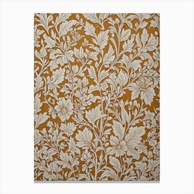 William Morris Inspired Floral Pattern no2 Canvas Print