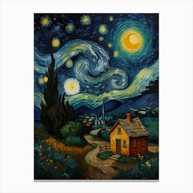 Starry Night 31 Canvas Print