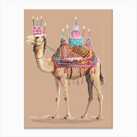 Camel Birthday Canvas Print