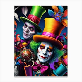 Colorful Madhatter #1 Canvas Print