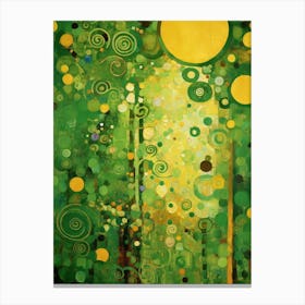 Green Gaia Canvas Print