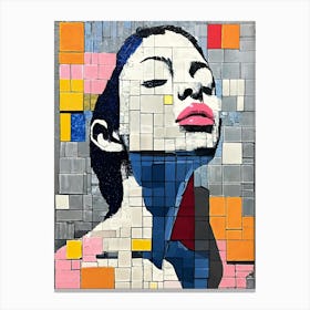 Mosaic Art Canvas Print