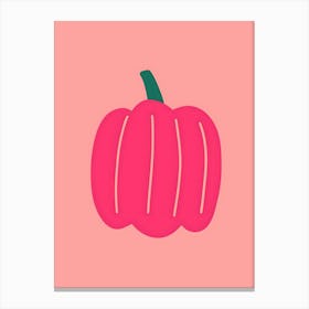 Pink Pumpkin Canvas Print