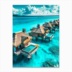 Bora Bora Resort Canvas Print