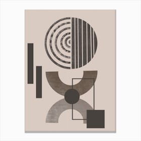 Abstract Geometric Shapes Canvas Print