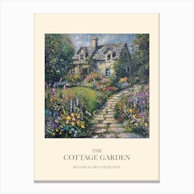 Flower Symphony Cottage Garden Poster 11 Canvas Print