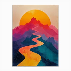 Road To The Sun Canvas Print