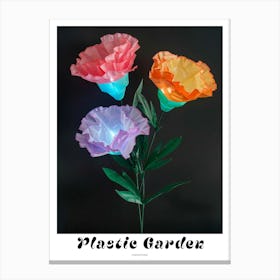 Bright Inflatable Flowers Poster Carnations 1 Canvas Print