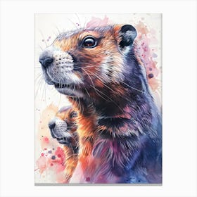 Ground Squirrels Canvas Print