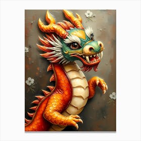 Dragon Painting 10 Canvas Print