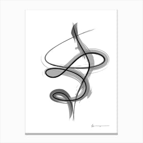 Spiral Strokes 10 Canvas Print