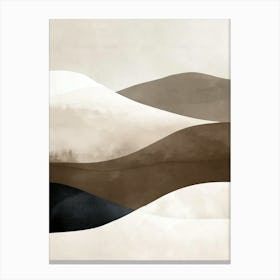 Linen Dreams Minimalist Style Canvas Print