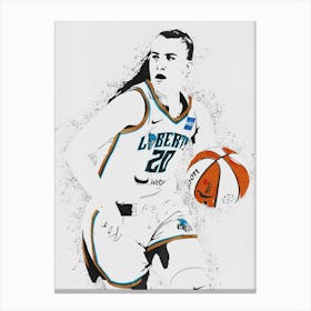 Sabrina Ionescu Canvas Print