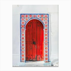 Red Door 4 Canvas Print