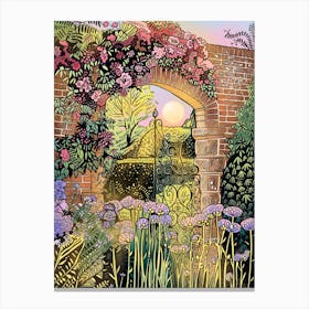 Secret Garden Gateway Canvas Print