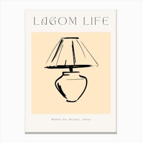 Lagom Life 1 Canvas Print