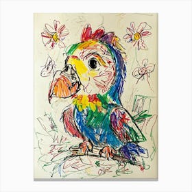 Colorful Parrot 9 Canvas Print