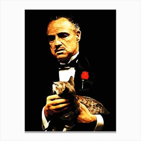 the Godfather movie 1 Canvas Print