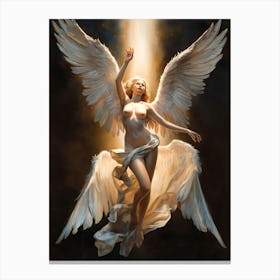 Naked Angel of Light #3 Canvas Print