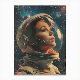 Space Girl Canvas Print