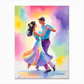 Tango Dancers Canvas Print