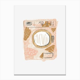 Laundry Machine Canvas Print