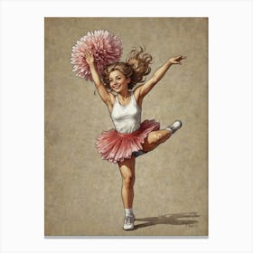 Cheerleader Canvas Print