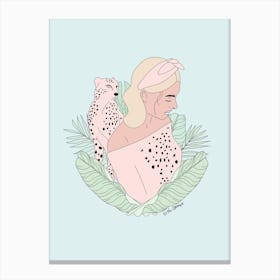 Animal Instinct   Cheetah Canvas Print