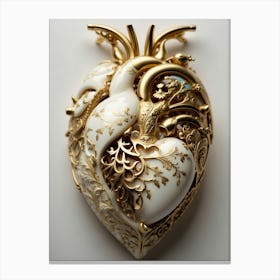 Heart Of Gold Canvas Print
