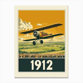 Aihrgdesign A Retro Travel Poster Celebrating The 1912 Advanc 06df2c50 D5d0 46fd B9dc 518696327b10 1 Canvas Print