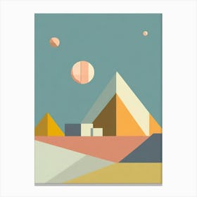 Pyramids In The Sky Canvas Print