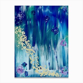 Floral waterfall Canvas Print