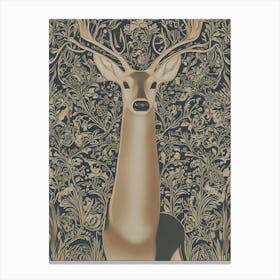 Deer Wallpaper Canvas Print