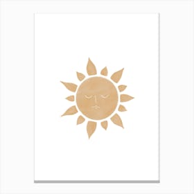 Boho Sun  Canvas Print