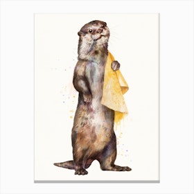 Otter Canvas Print