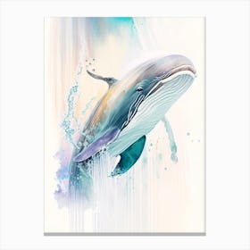 Baird S Beaked Whale Storybook Watercolour  (2) Canvas Print