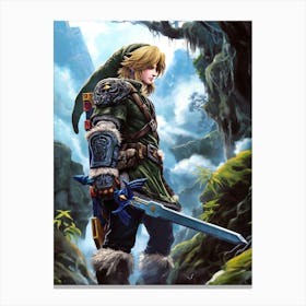 Link The Legend Of Zelda 1 Canvas Print