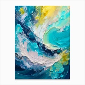 Abstract Representation Of The Ocean Canvas Print