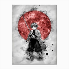 Zenitsu Agatsuma Demon Slayer 2 Canvas Print