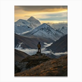 Tibetan Mountains Canvas Print