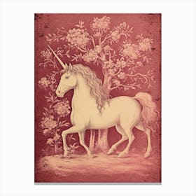 Pink Fairytale Pegasus Canvas Print