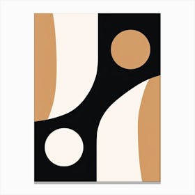 Beige Essence Of Bauhaus Canvas Print